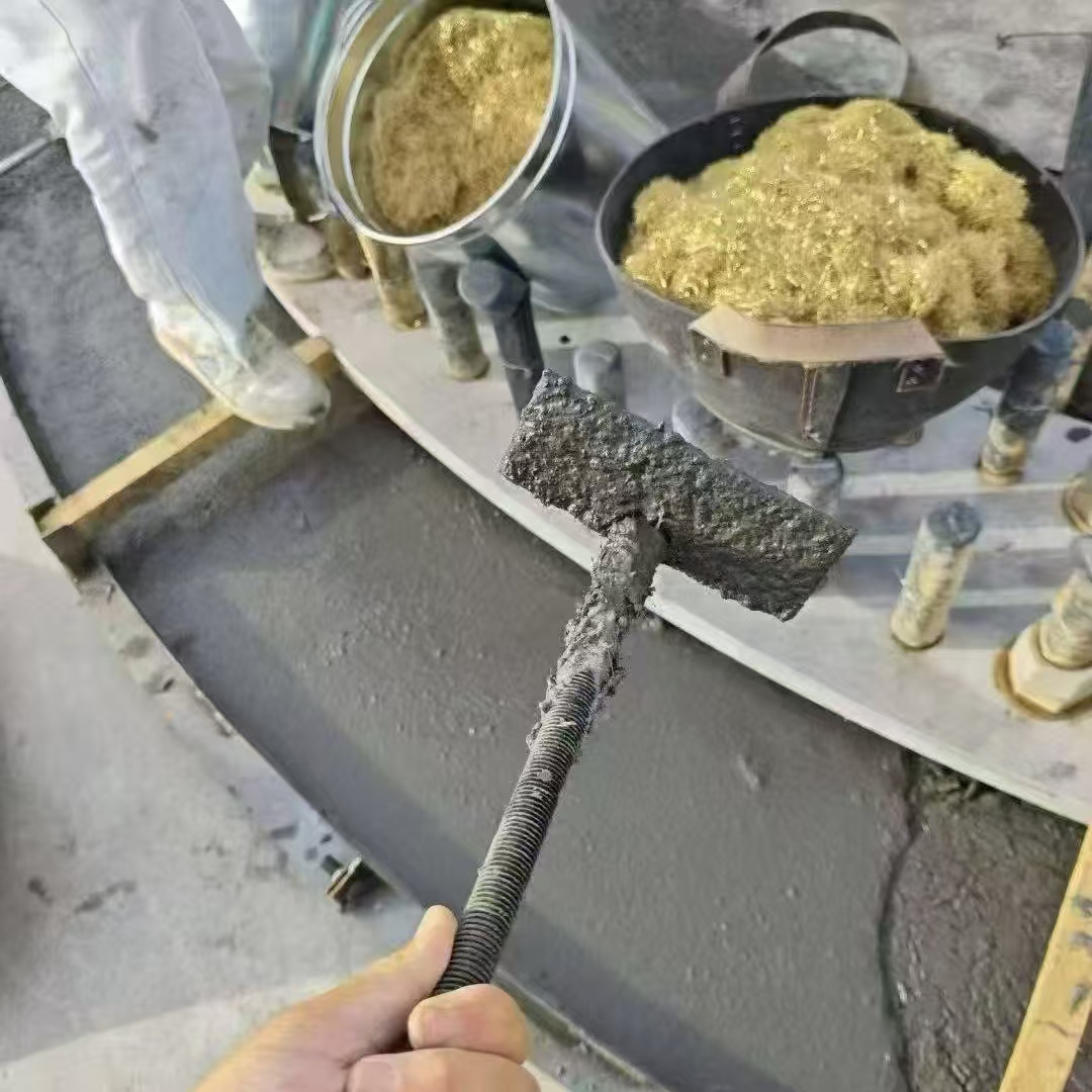 榆社C120钢纤维高强无收灌浆料 轧机压缩机汽轮机发电机锻压设备底座灌浆材料